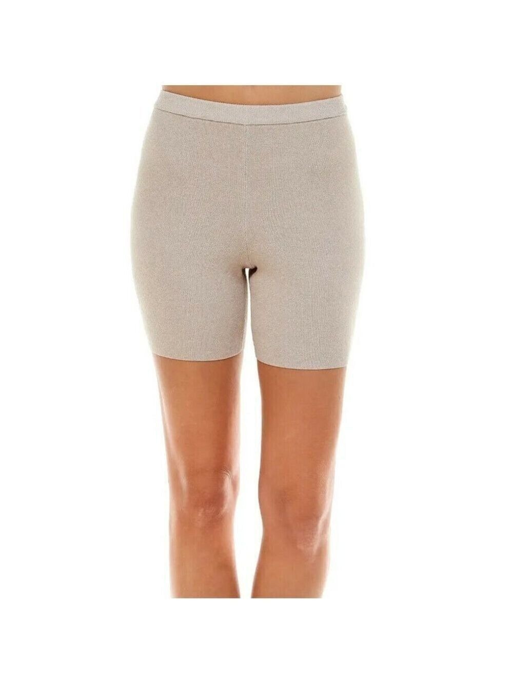 𝅺WAYF Bnwot Womens Beige Knit "Luke" Biker Shorts